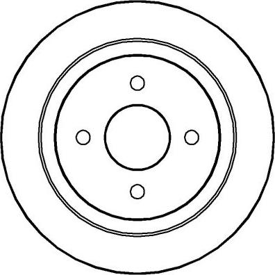 NATIONAL NBD219 - Brake Disc autospares.lv