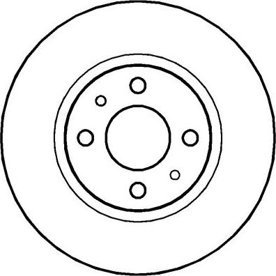 National NBD215 - Brake Disc autospares.lv