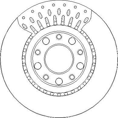 National NBD2107 - Brake Disc autospares.lv