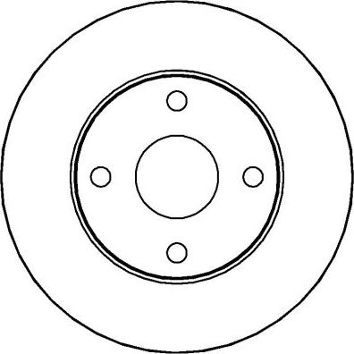 National NBD228 - Brake Disc autospares.lv