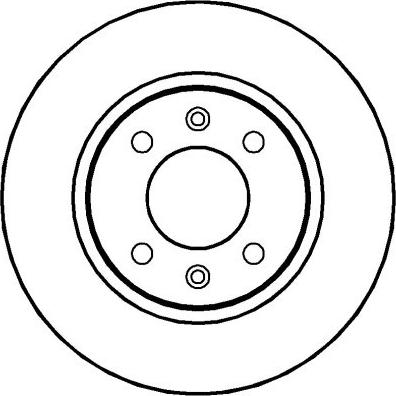 National NBD798 - Brake Disc autospares.lv