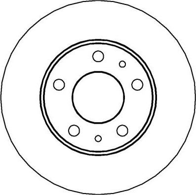 National NBD745 - Brake Disc autospares.lv