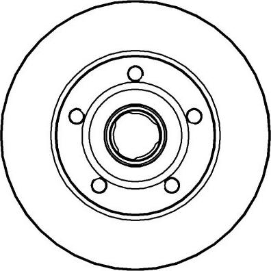 National NBD709 - Brake Disc autospares.lv