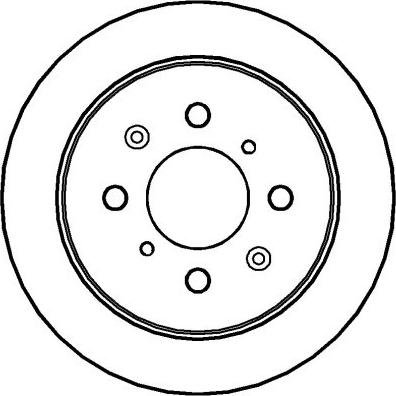 National NBD704 - Brake Disc autospares.lv