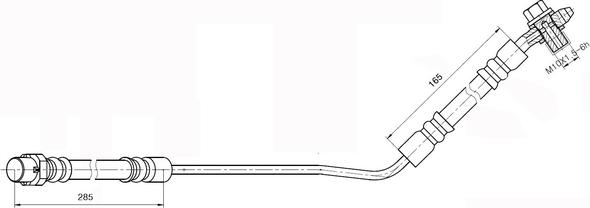 National NBH6016 - Brake Hose autospares.lv