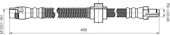 National NBH6024 - Brake Hose autospares.lv