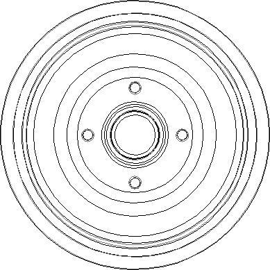 National NDR065 - Brake Drum autospares.lv