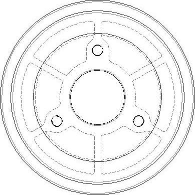 National NDR031 - Brake Drum autospares.lv