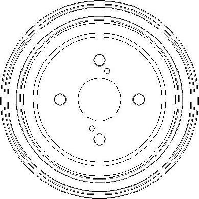 National NDR373 - Brake Drum autospares.lv