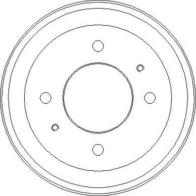 National NDR299 - Brake Drum autospares.lv