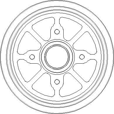 National NDR240 - Brake Drum autospares.lv