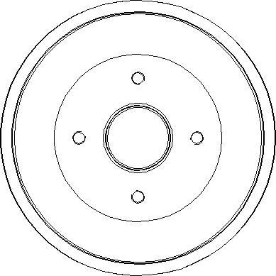 National NDR283 - Brake Drum autospares.lv