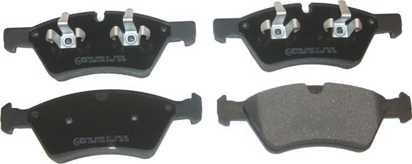 National NP2942 - Brake Pad Set, disc brake autospares.lv