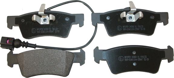 National NP2959 - Brake Pad Set, disc brake autospares.lv