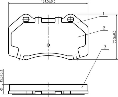 National NP2950 - Brake Pad Set, disc brake autospares.lv