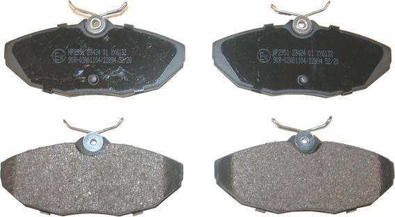 NATIONAL NP2951 - Brake Pad Set, disc brake autospares.lv