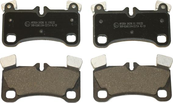 National NP2924 - Brake Pad Set, disc brake autospares.lv