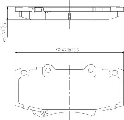 National NP2976 - Brake Pad Set, disc brake autospares.lv