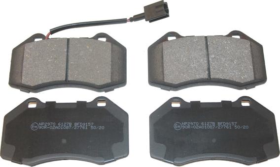 National NP2970 - Brake Pad Set, disc brake autospares.lv