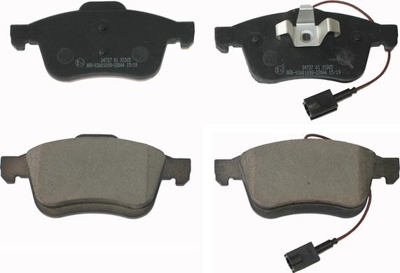 National NP2554 - Brake Pad Set, disc brake autospares.lv