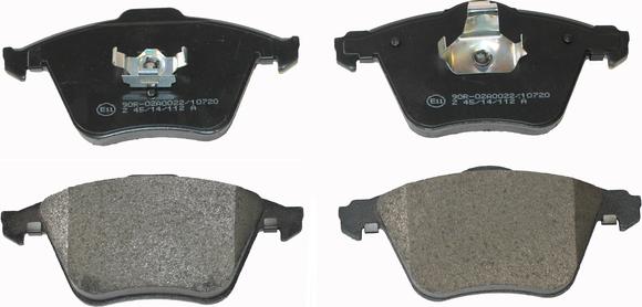 National NP2556 - Brake Pad Set, disc brake autospares.lv