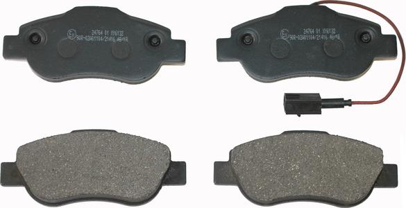 National NP2551 - Brake Pad Set, disc brake autospares.lv