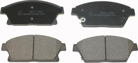 National NP2506 - Brake Pad Set, disc brake autospares.lv