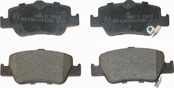 National NP2501 - Brake Pad Set, disc brake autospares.lv