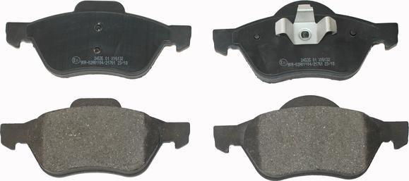 National NP2510 - Brake Pad Set, disc brake autospares.lv