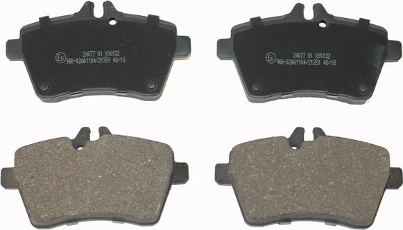 National NP2512 - Brake Pad Set, disc brake autospares.lv