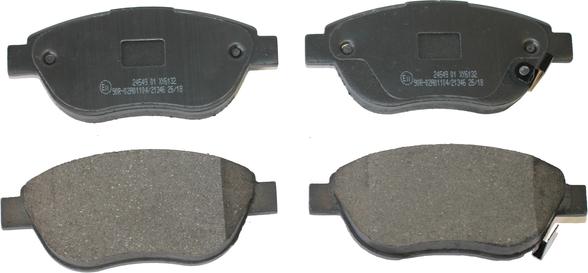 National NP2692 - Brake Pad Set, disc brake autospares.lv