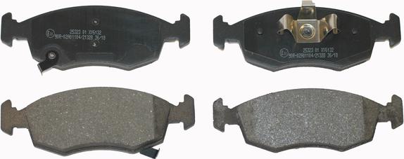 National NP2649 - Brake Pad Set, disc brake autospares.lv