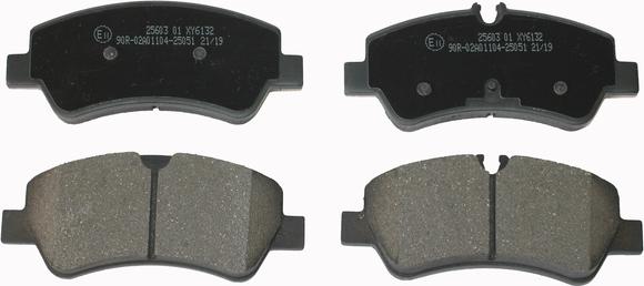 National NP2640 - Brake Pad Set, disc brake autospares.lv