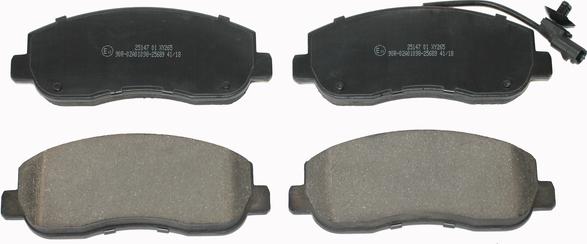 National NP2641 - Brake Pad Set, disc brake autospares.lv