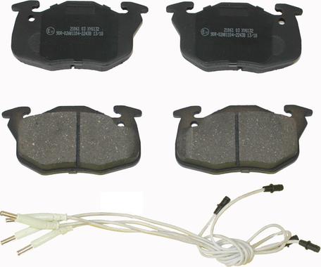 National NP2654 - Brake Pad Set, disc brake autospares.lv