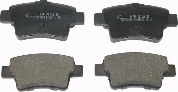 National NP2650 - Brake Pad Set, disc brake autospares.lv