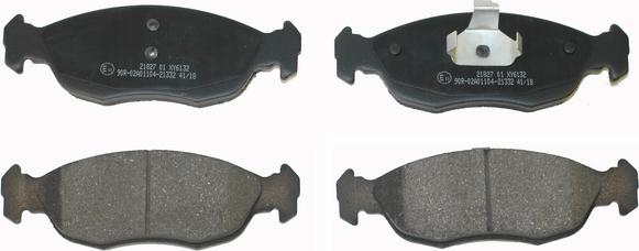 National NP2652 - Brake Pad Set, disc brake autospares.lv