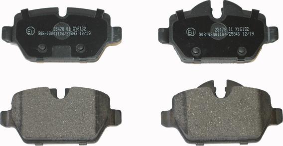 National NP2604 - Brake Pad Set, disc brake autospares.lv