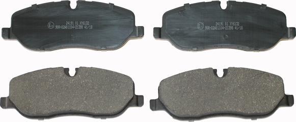 NATIONAL NP2605 - Brake Pad Set, disc brake autospares.lv