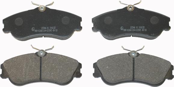 National NP2610 - Brake Pad Set, disc brake autospares.lv