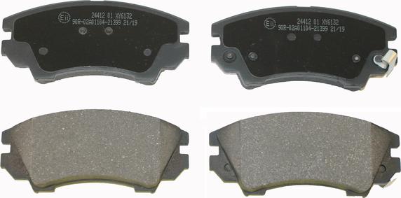 National NP2612 - Brake Pad Set, disc brake autospares.lv