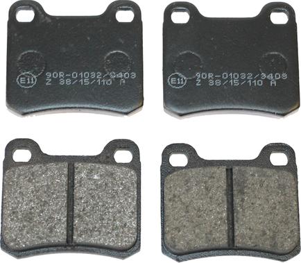 National NP2686 - Brake Pad Set, disc brake autospares.lv