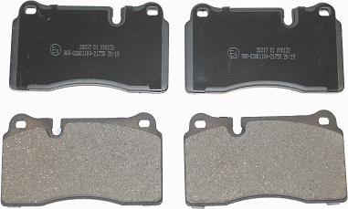 National NP2672 - Brake Pad Set, disc brake autospares.lv