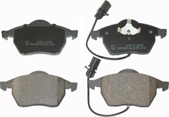 National NP2044 - Brake Pad Set, disc brake autospares.lv