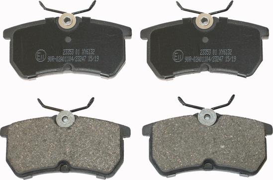 National NP2048 - Brake Pad Set, disc brake autospares.lv