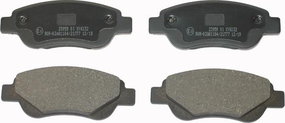 National NP2062 - Brake Pad Set, disc brake autospares.lv