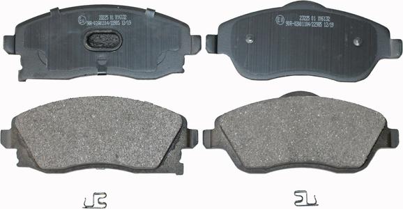 NATIONAL NP2001 - Brake Pad Set, disc brake autospares.lv