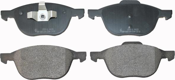 NATIONAL NP2002 - Brake Pad Set, disc brake autospares.lv