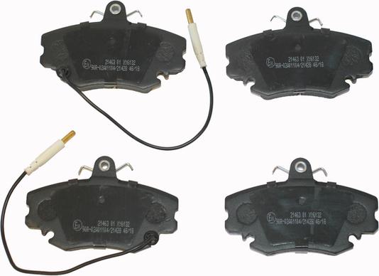 NATIONAL NP2015 - Brake Pad Set, disc brake autospares.lv