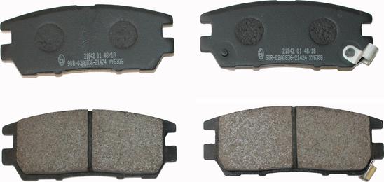 National NP2089 - Brake Pad Set, disc brake autospares.lv